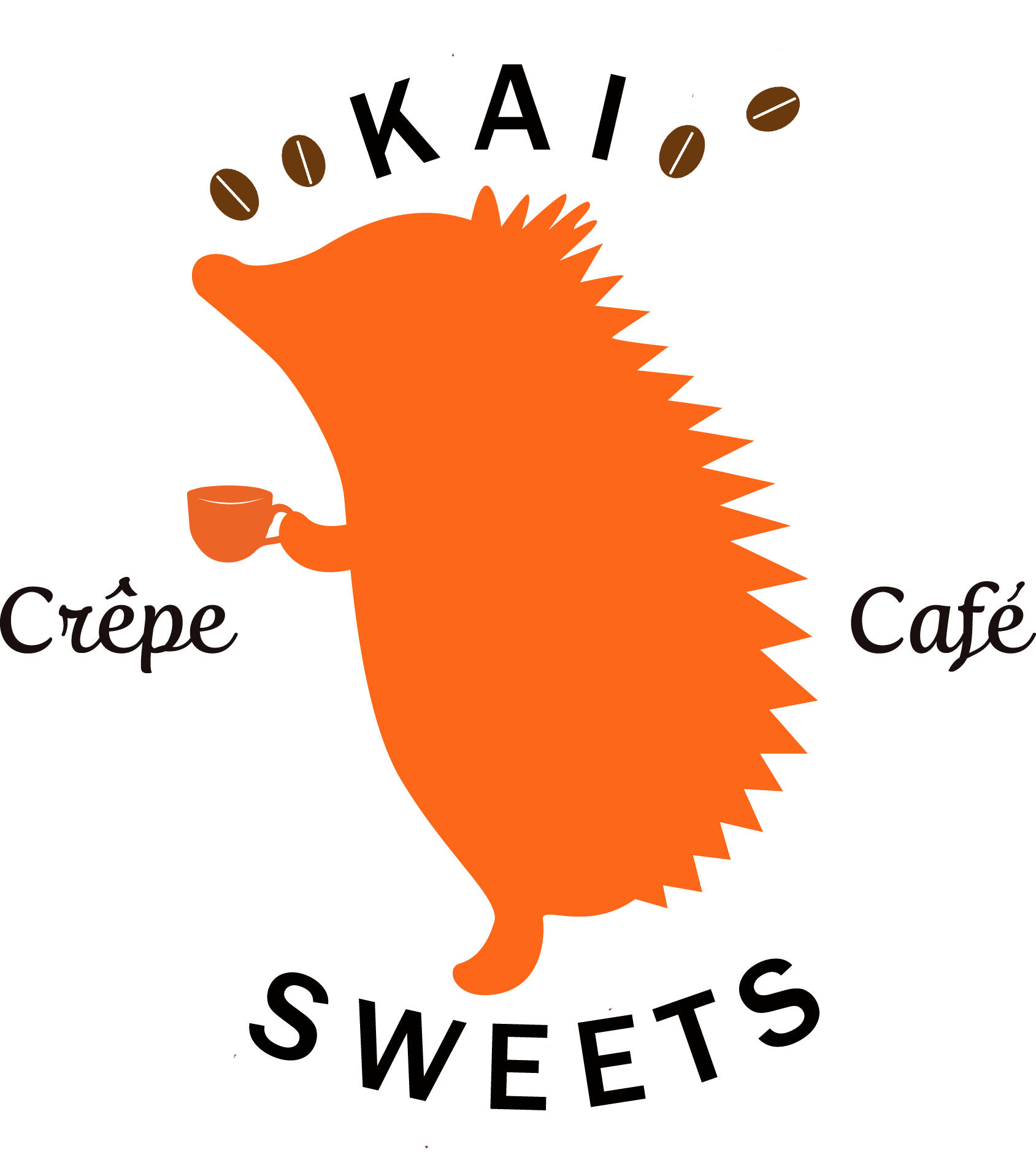 kai sweets hedgehog logo